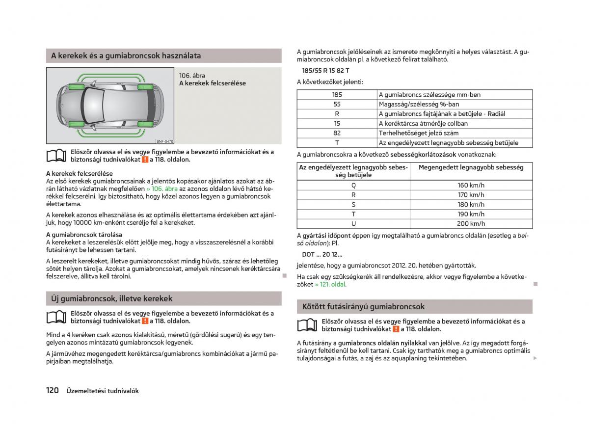 Skoda Citigo Kezelesi utmutato / page 122