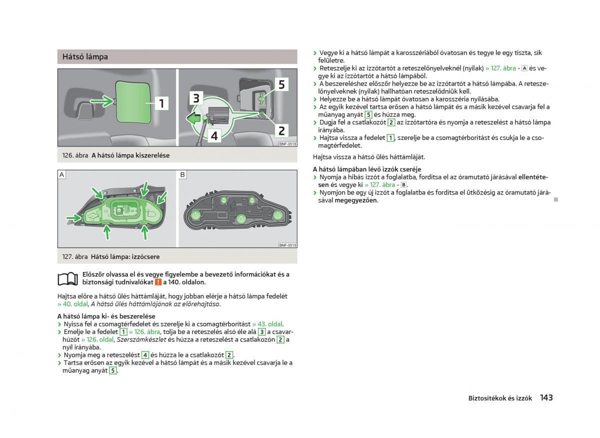 Skoda Citigo Kezelesi utmutato / page 145