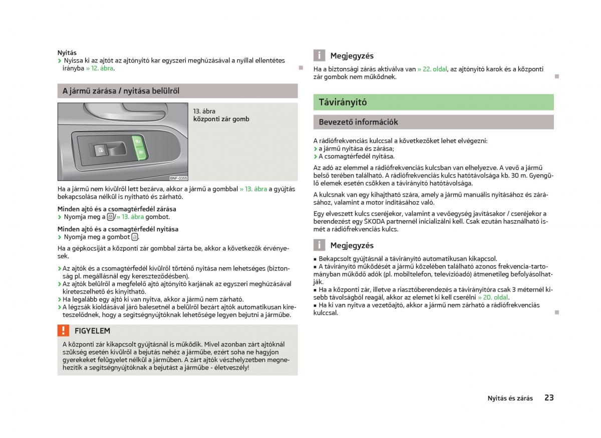 Skoda Citigo Kezelesi utmutato / page 25