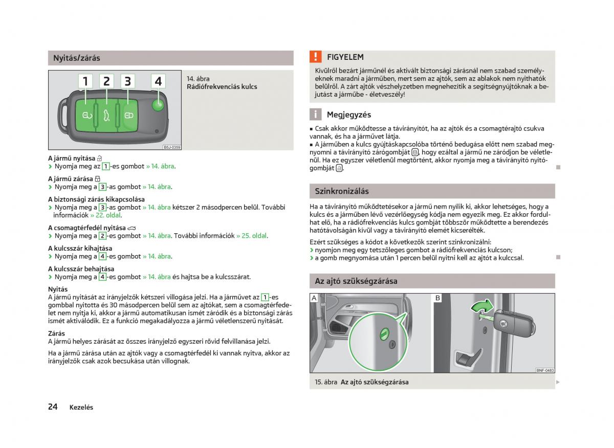 Skoda Citigo Kezelesi utmutato / page 26