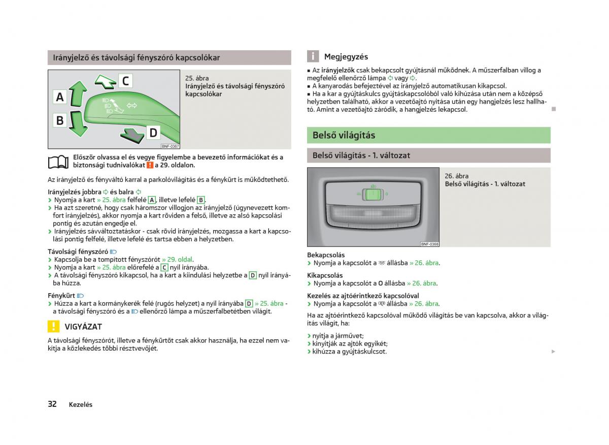 Skoda Citigo Kezelesi utmutato / page 34