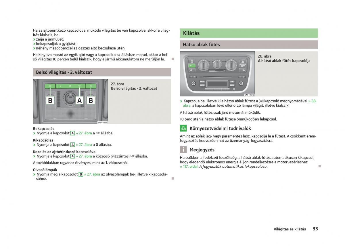 Skoda Citigo Kezelesi utmutato / page 35