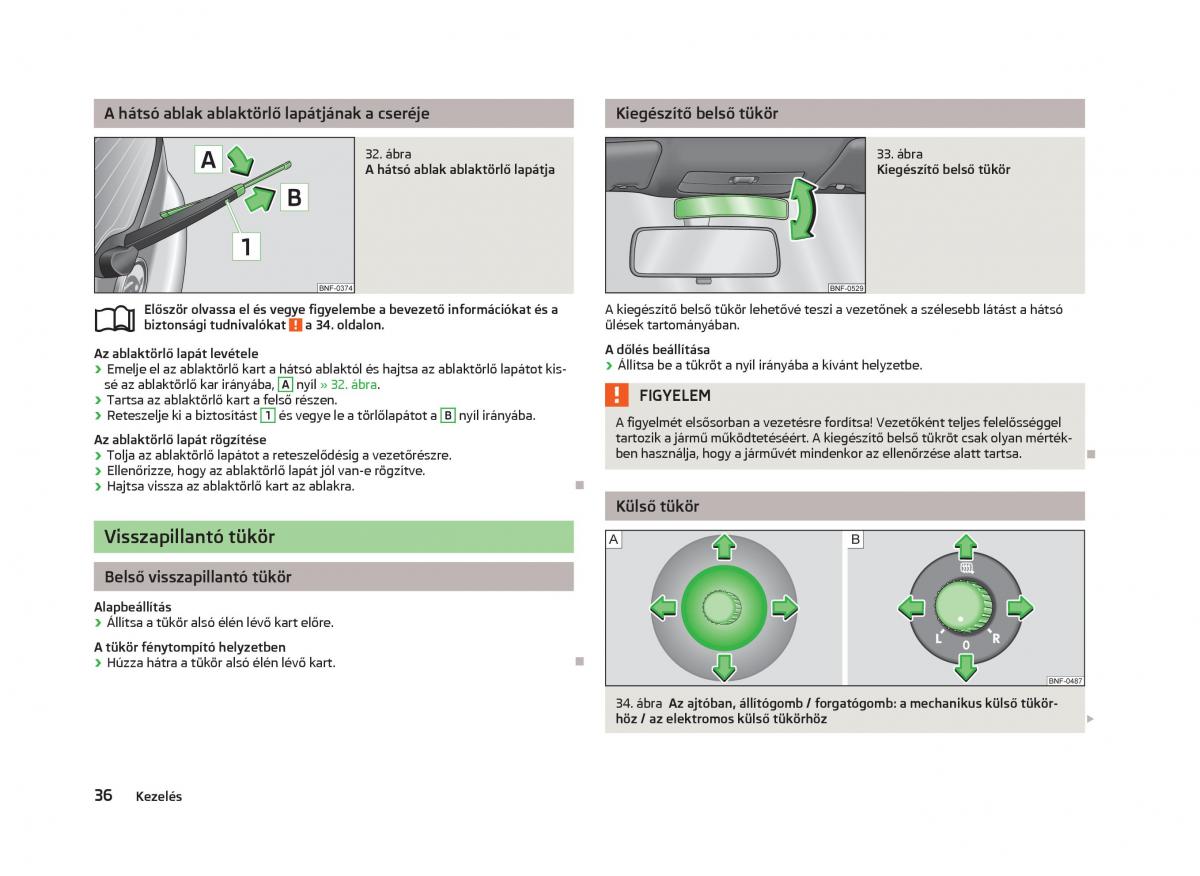 Skoda Citigo Kezelesi utmutato / page 38