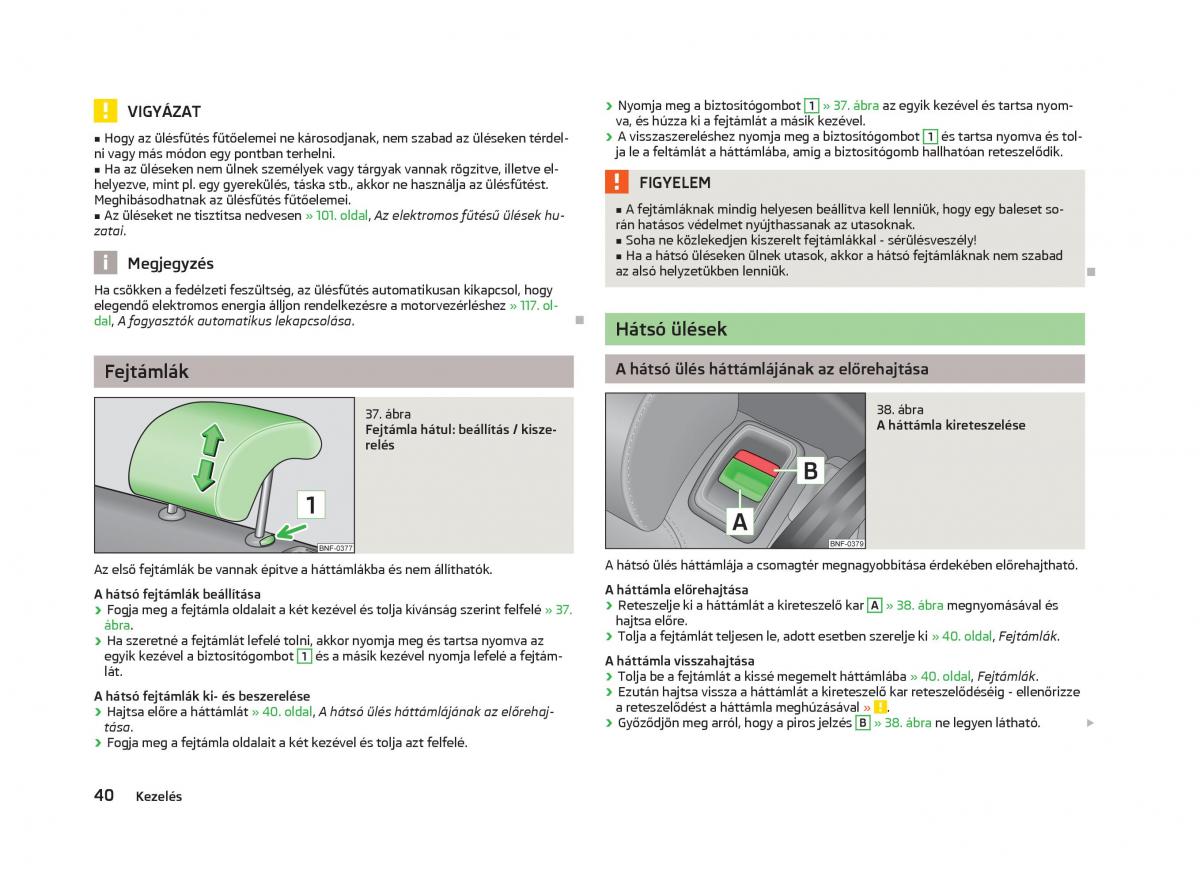 Skoda Citigo Kezelesi utmutato / page 42