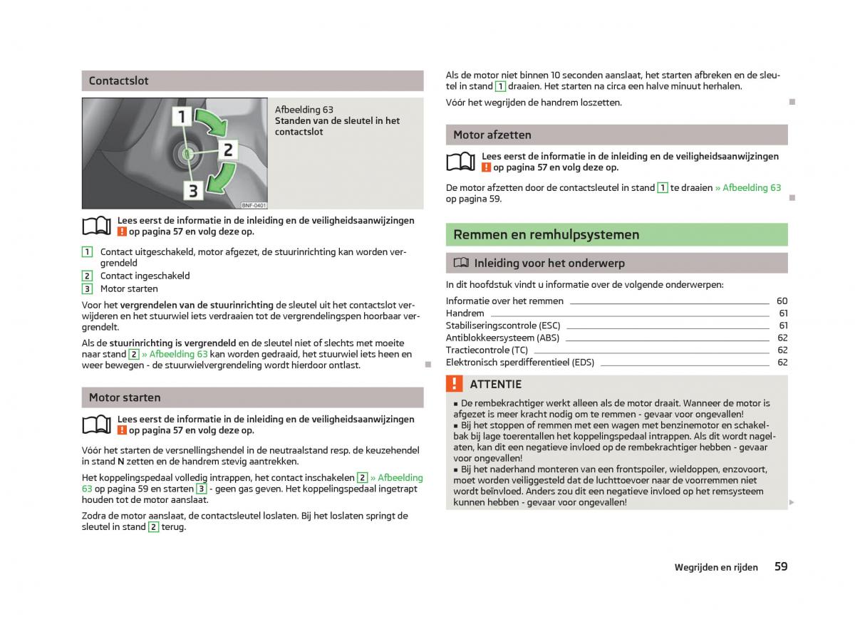 Skoda Citigo handleiding / page 61