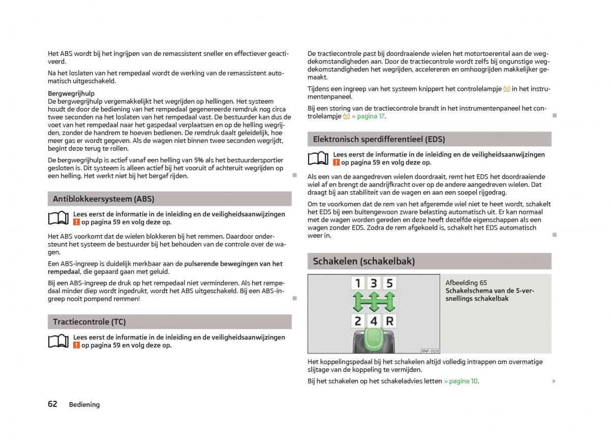 Skoda Citigo handleiding / page 64