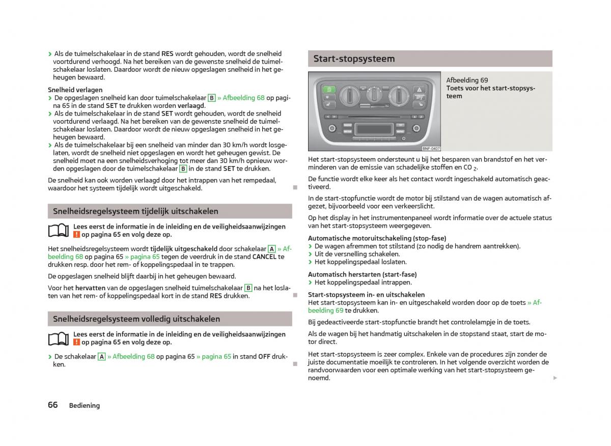 Skoda Citigo handleiding / page 68