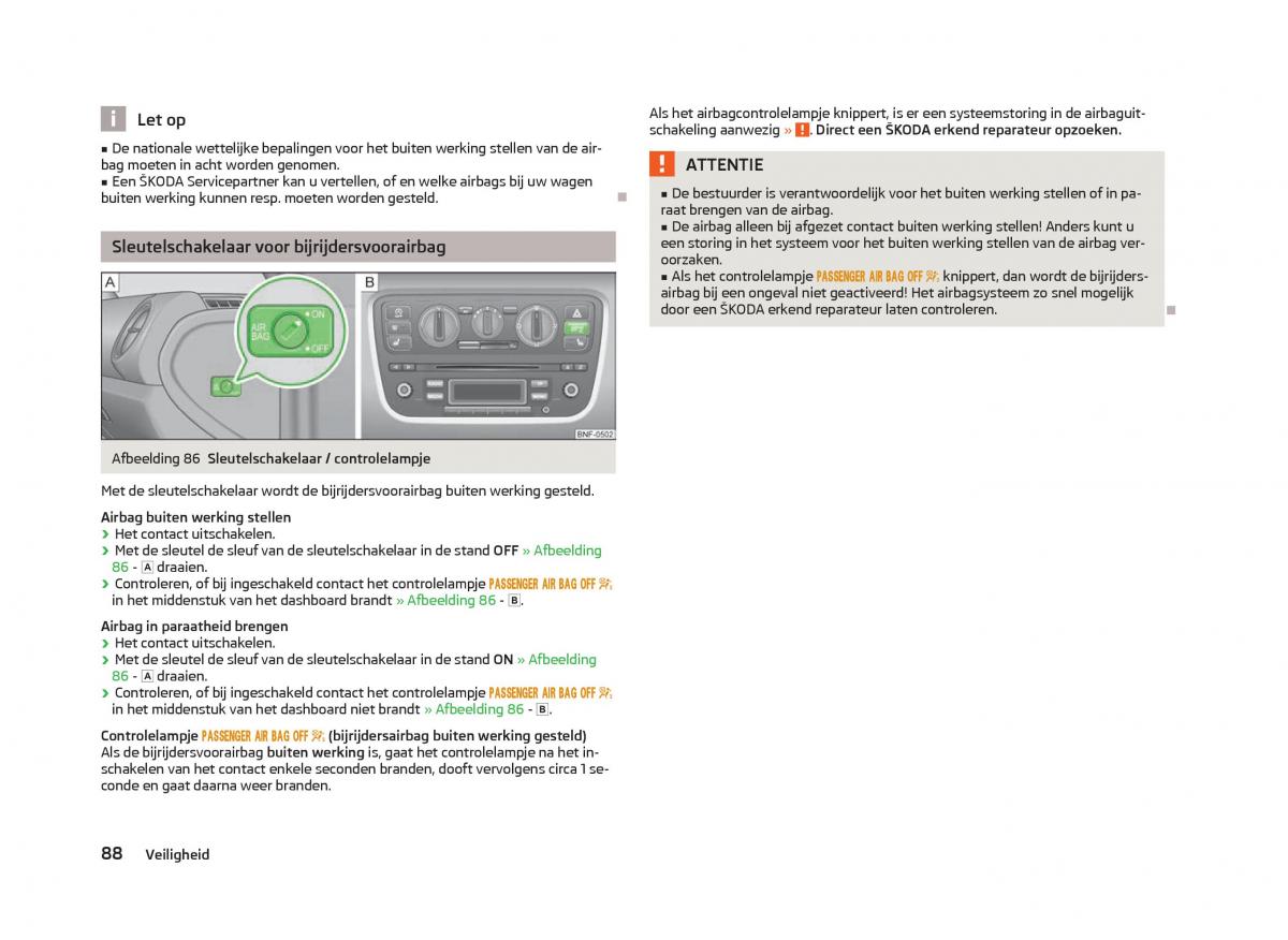 Skoda Citigo handleiding / page 90