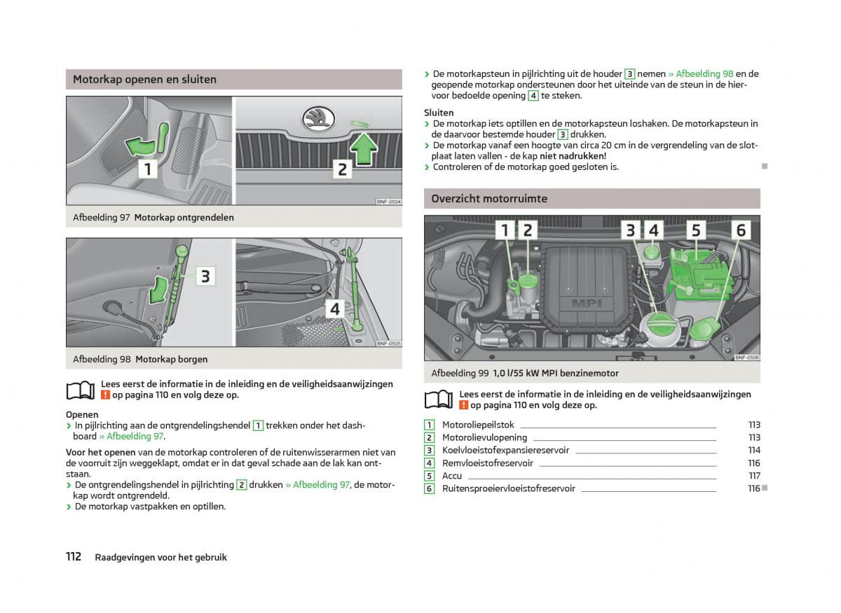 Skoda Citigo handleiding / page 114