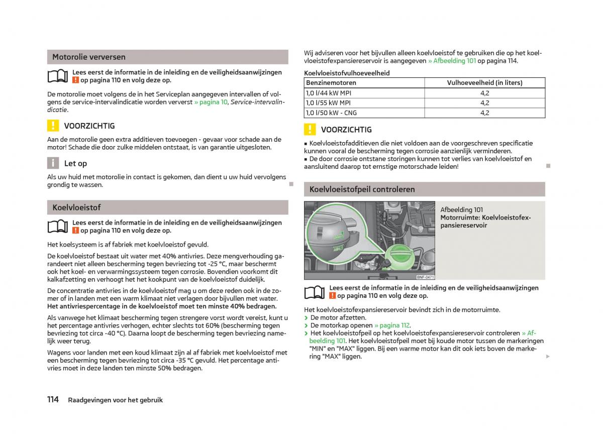 Skoda Citigo handleiding / page 116