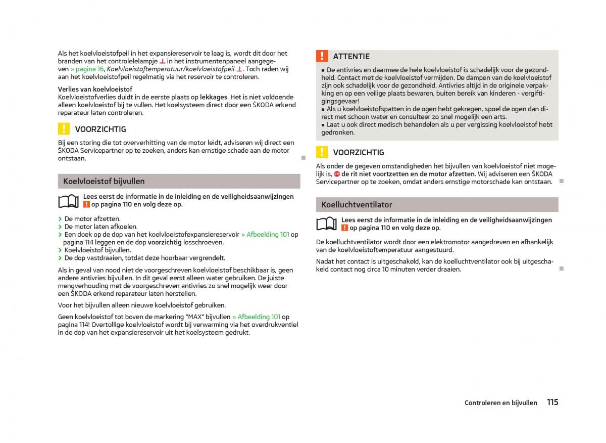 Skoda Citigo handleiding / page 117