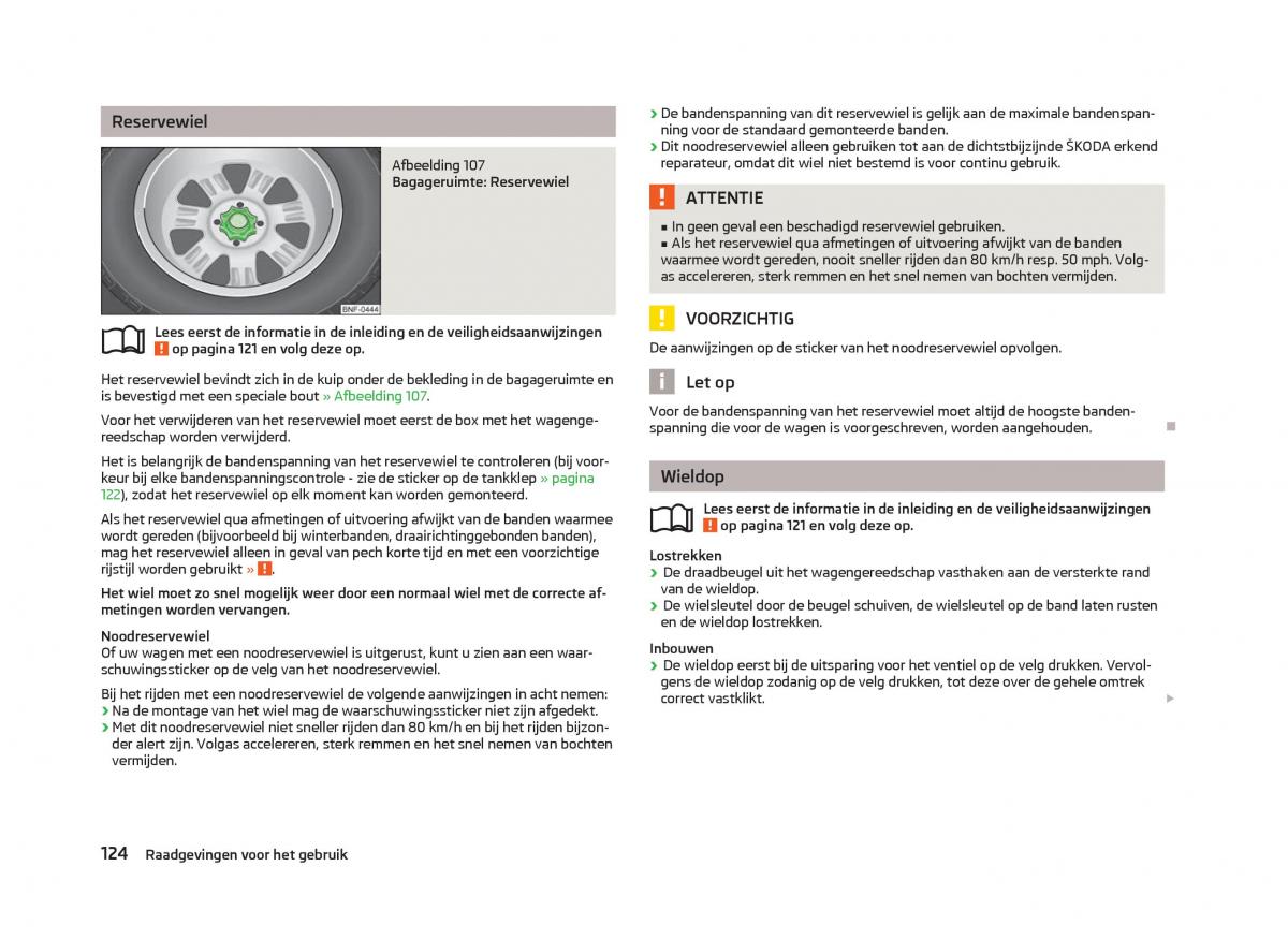 Skoda Citigo handleiding / page 126