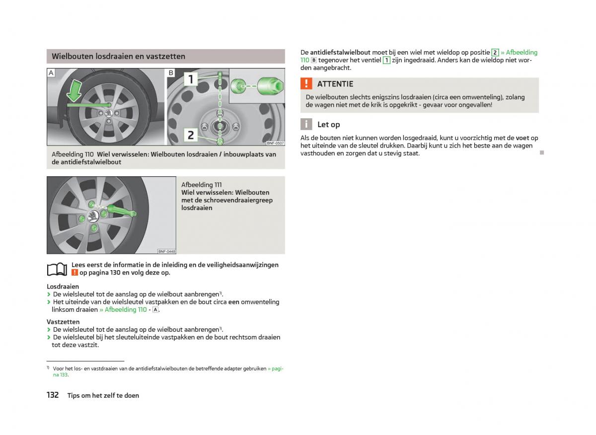 Skoda Citigo handleiding / page 134