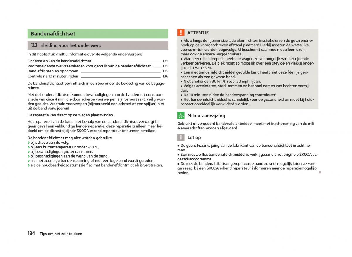 Skoda Citigo handleiding / page 136