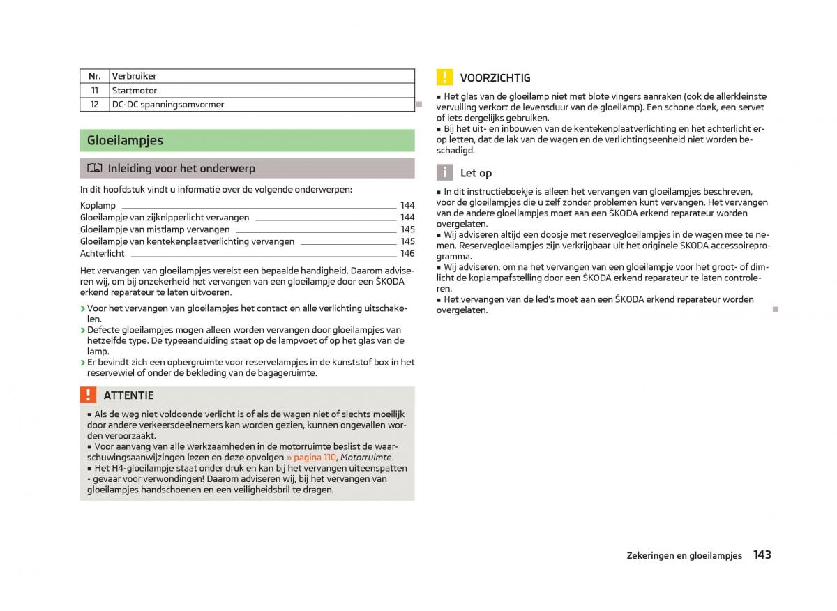 Skoda Citigo handleiding / page 145