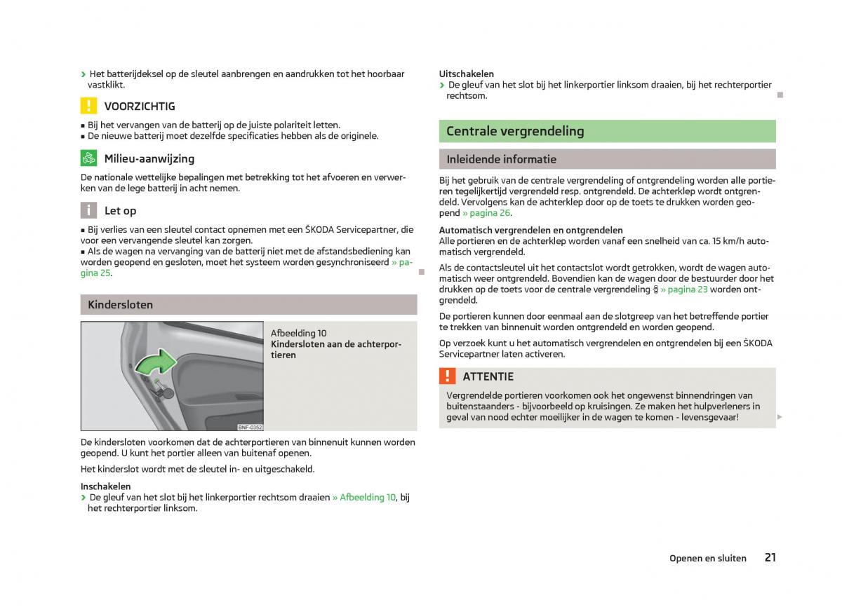 Skoda Citigo handleiding / page 23