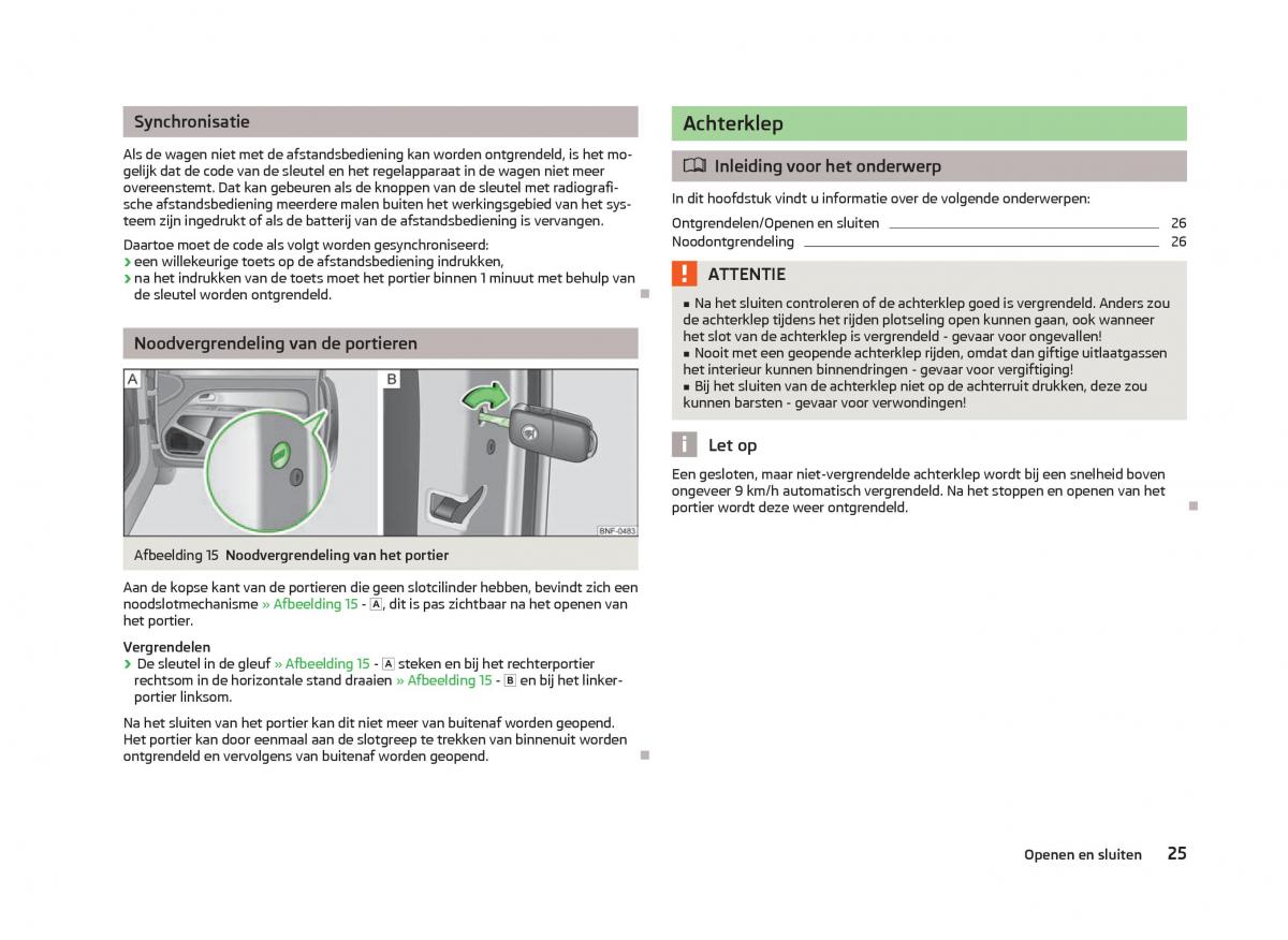 Skoda Citigo handleiding / page 27