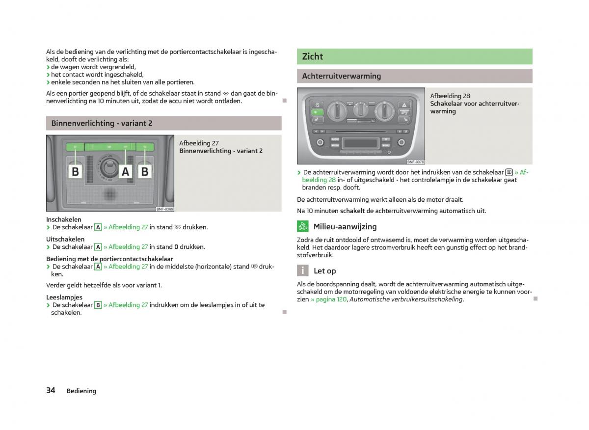 Skoda Citigo handleiding / page 36