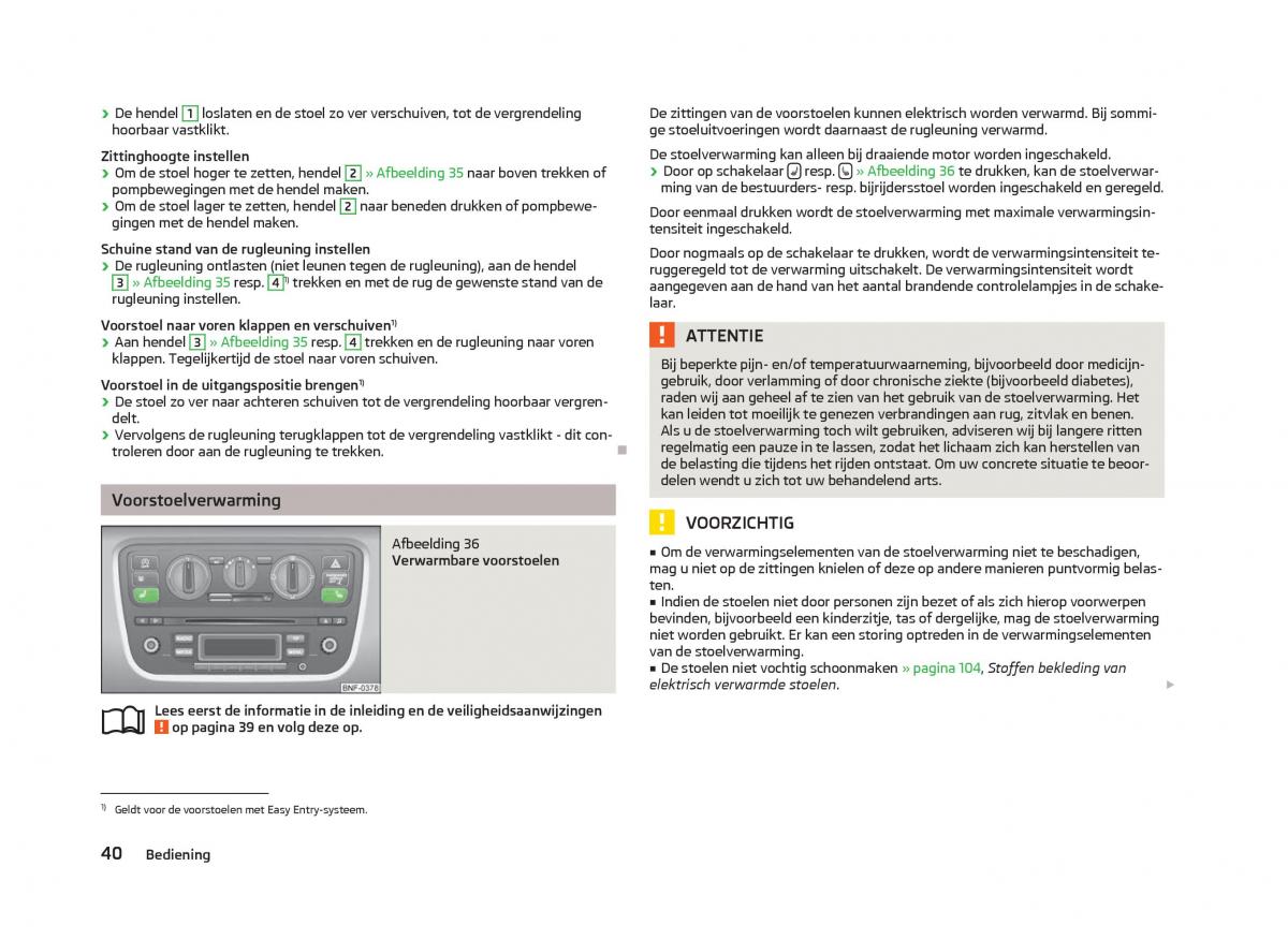 Skoda Citigo handleiding / page 42