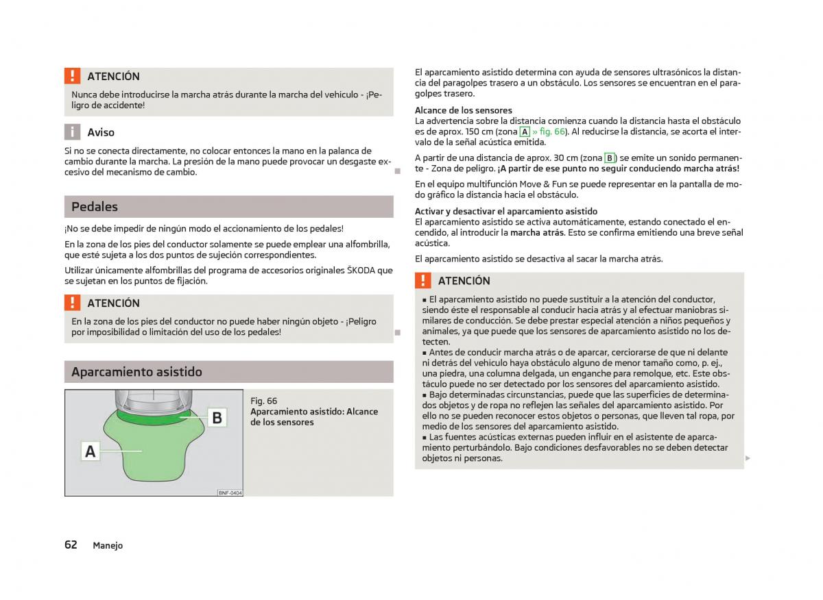 Skoda Citigo manual del propietario / page 64