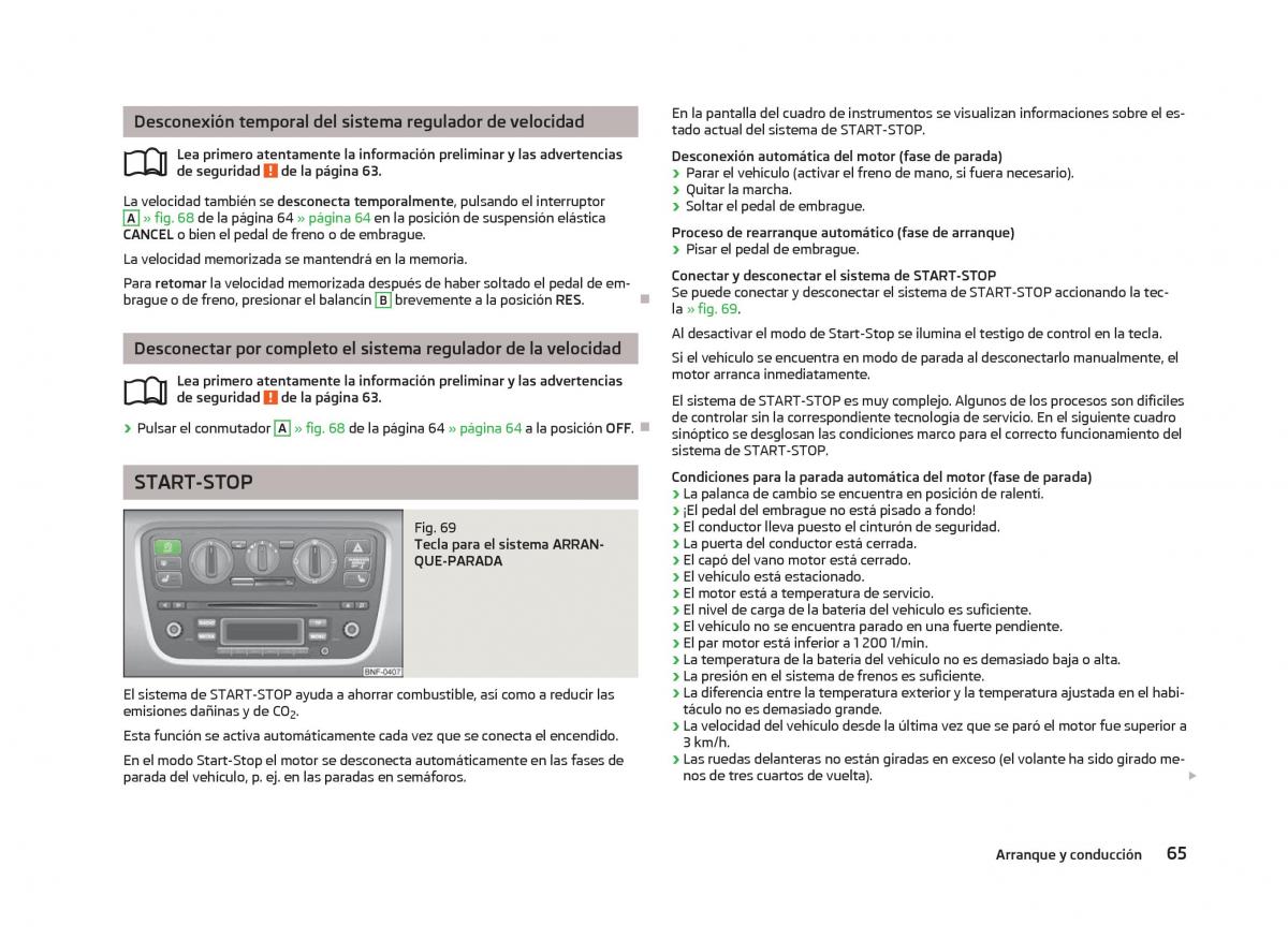 Skoda Citigo manual del propietario / page 67