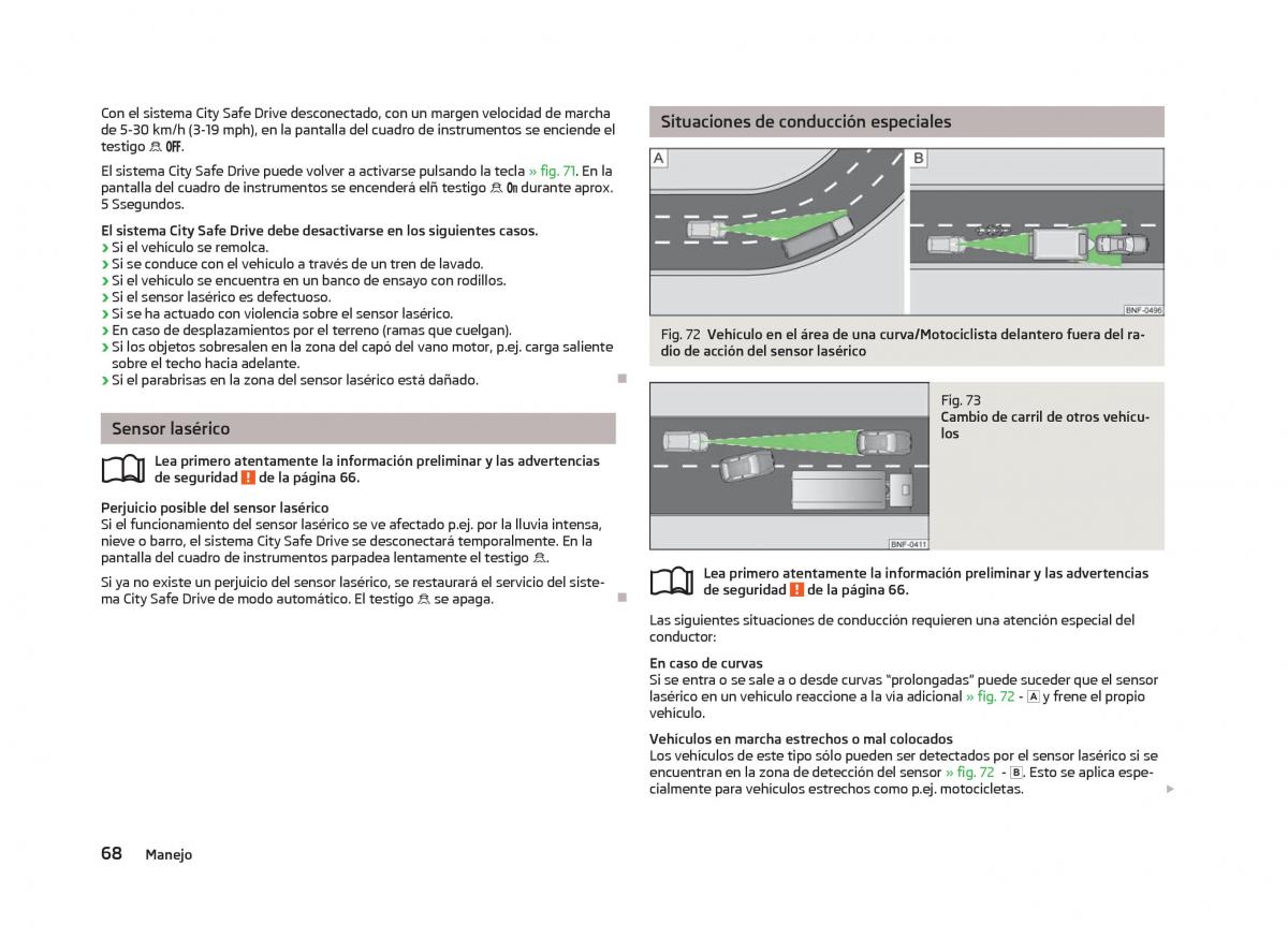 Skoda Citigo manual del propietario / page 70