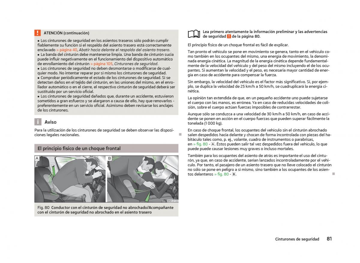 Skoda Citigo manual del propietario / page 83