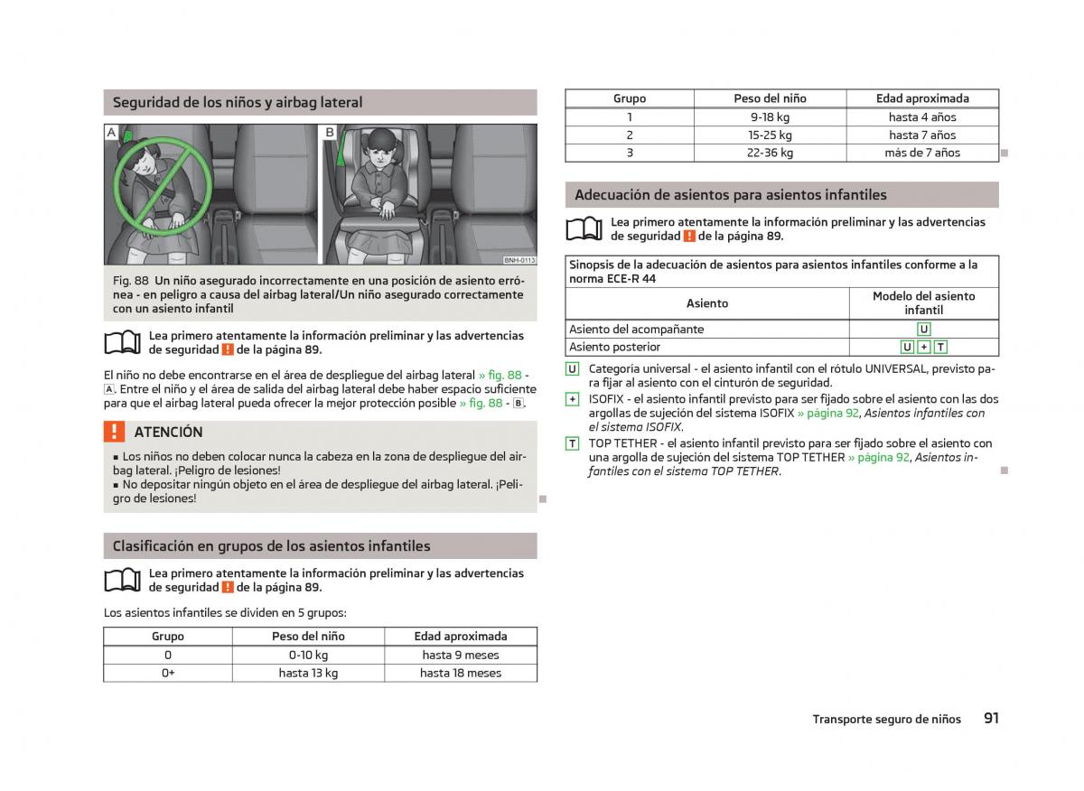 Skoda Citigo manual del propietario / page 93