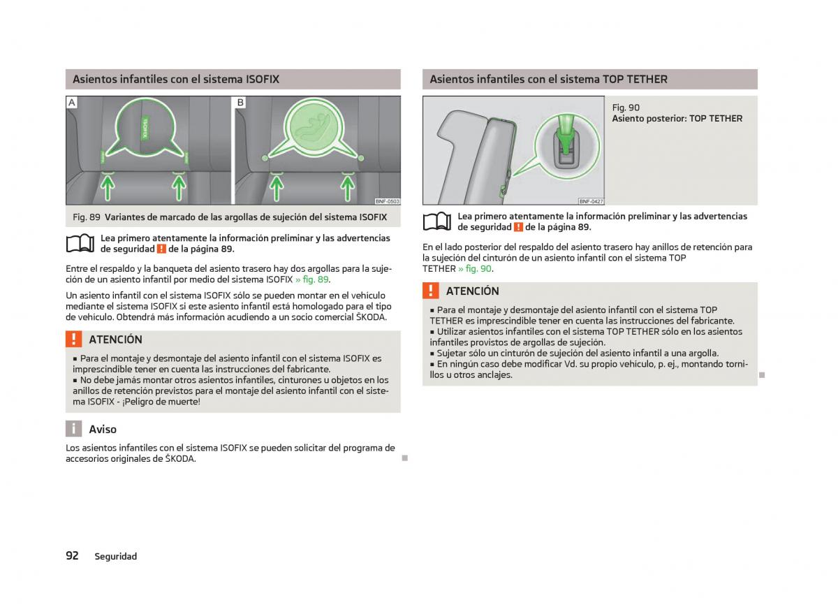 Skoda Citigo manual del propietario / page 94