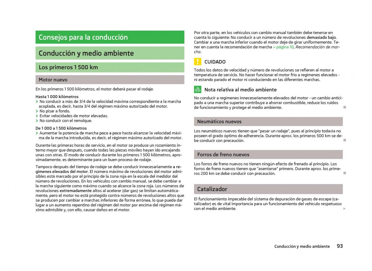 Skoda Citigo manual del propietario / page 95