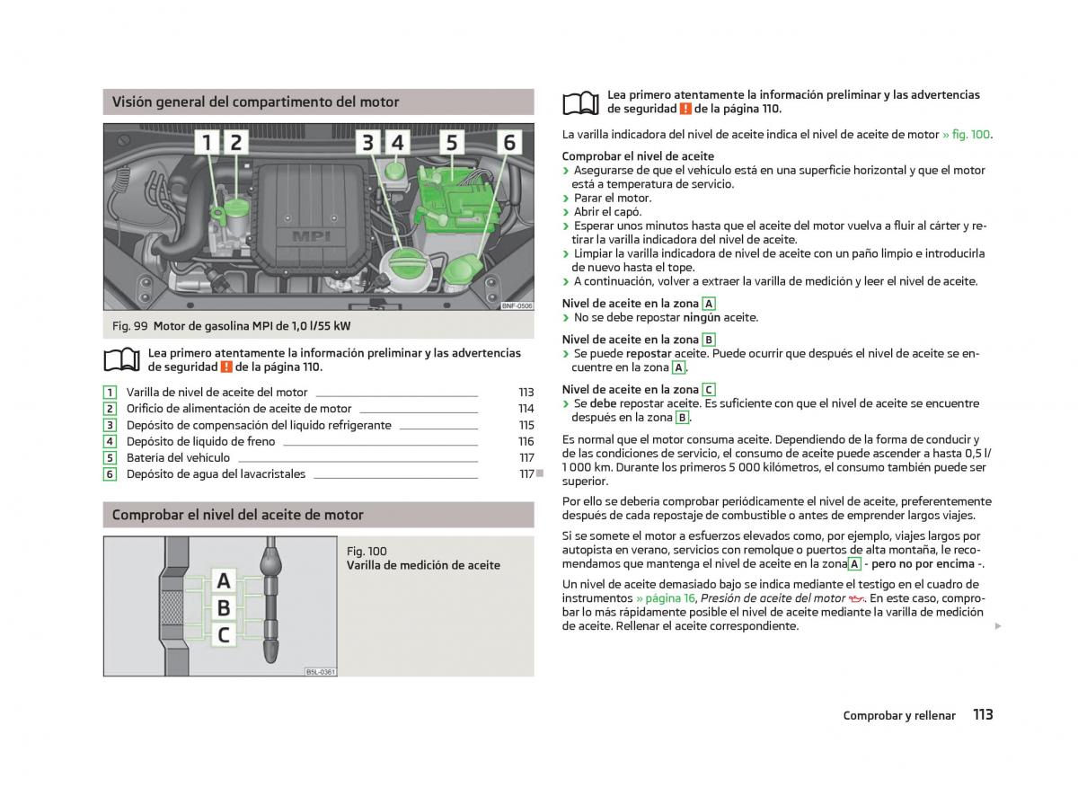 Skoda Citigo manual del propietario / page 115