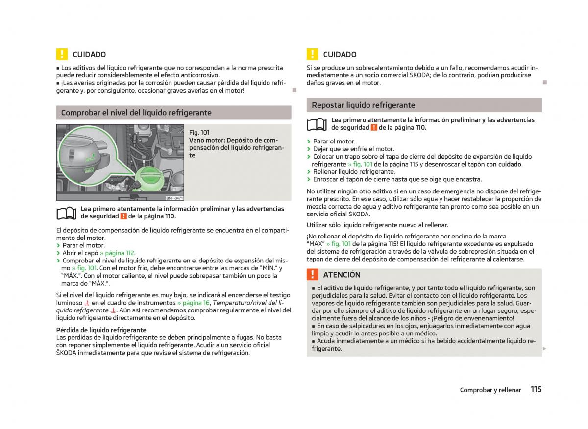 Skoda Citigo manual del propietario / page 117