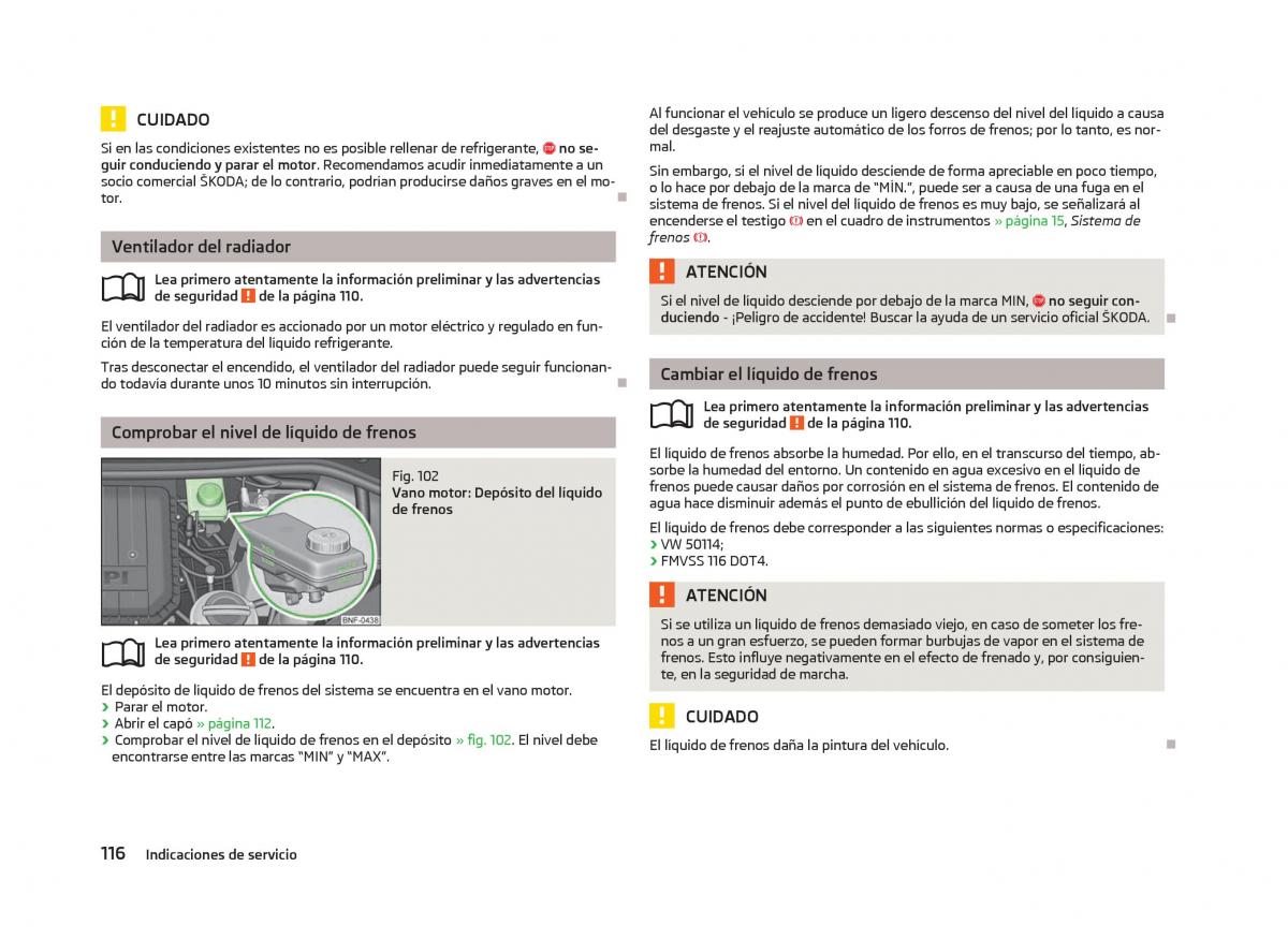 Skoda Citigo manual del propietario / page 118