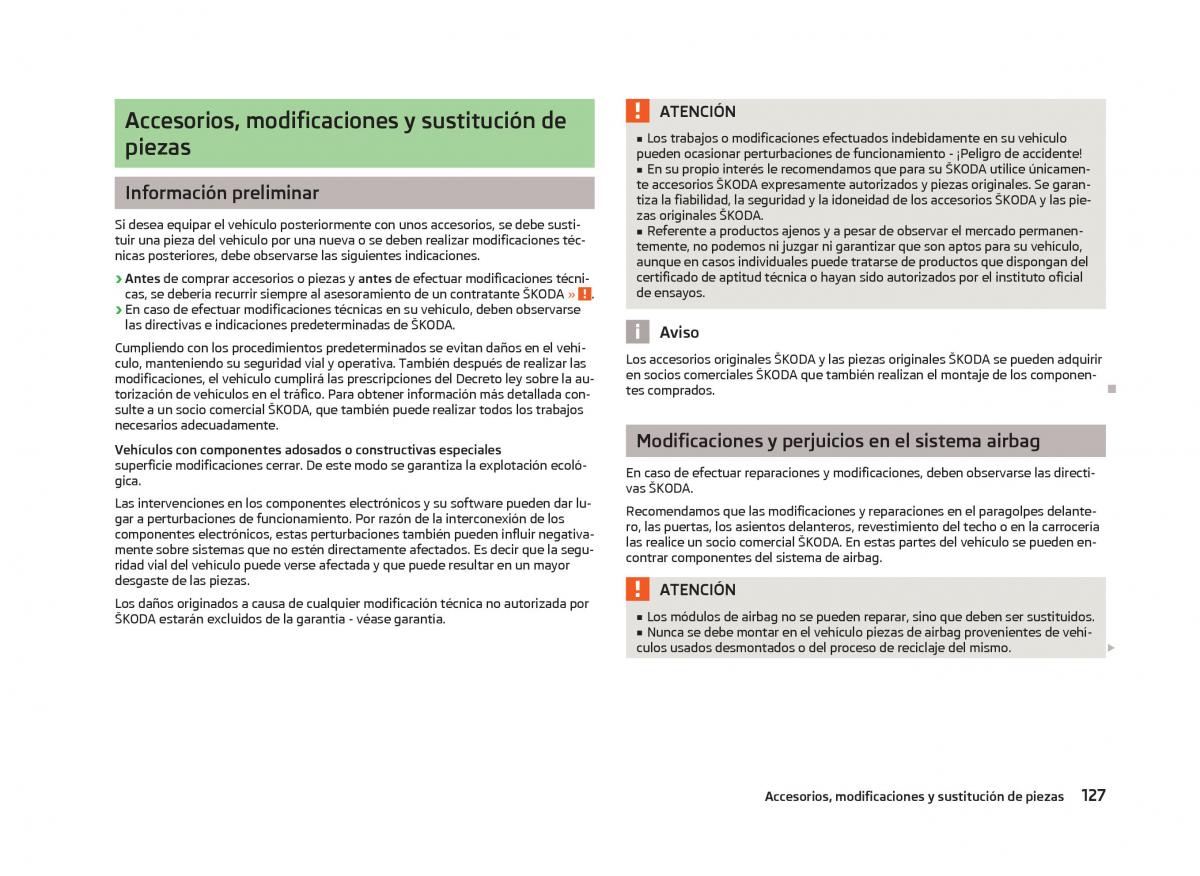 Skoda Citigo manual del propietario / page 129