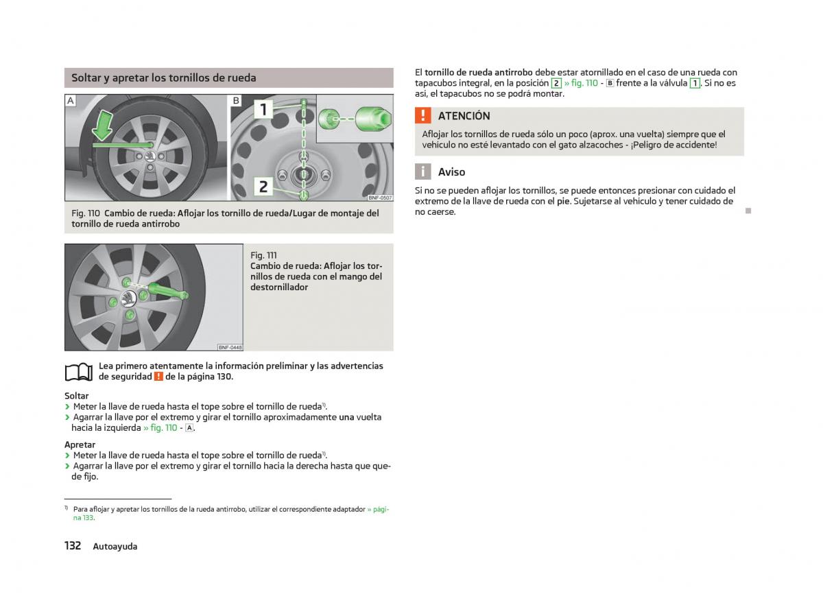 Skoda Citigo manual del propietario / page 134