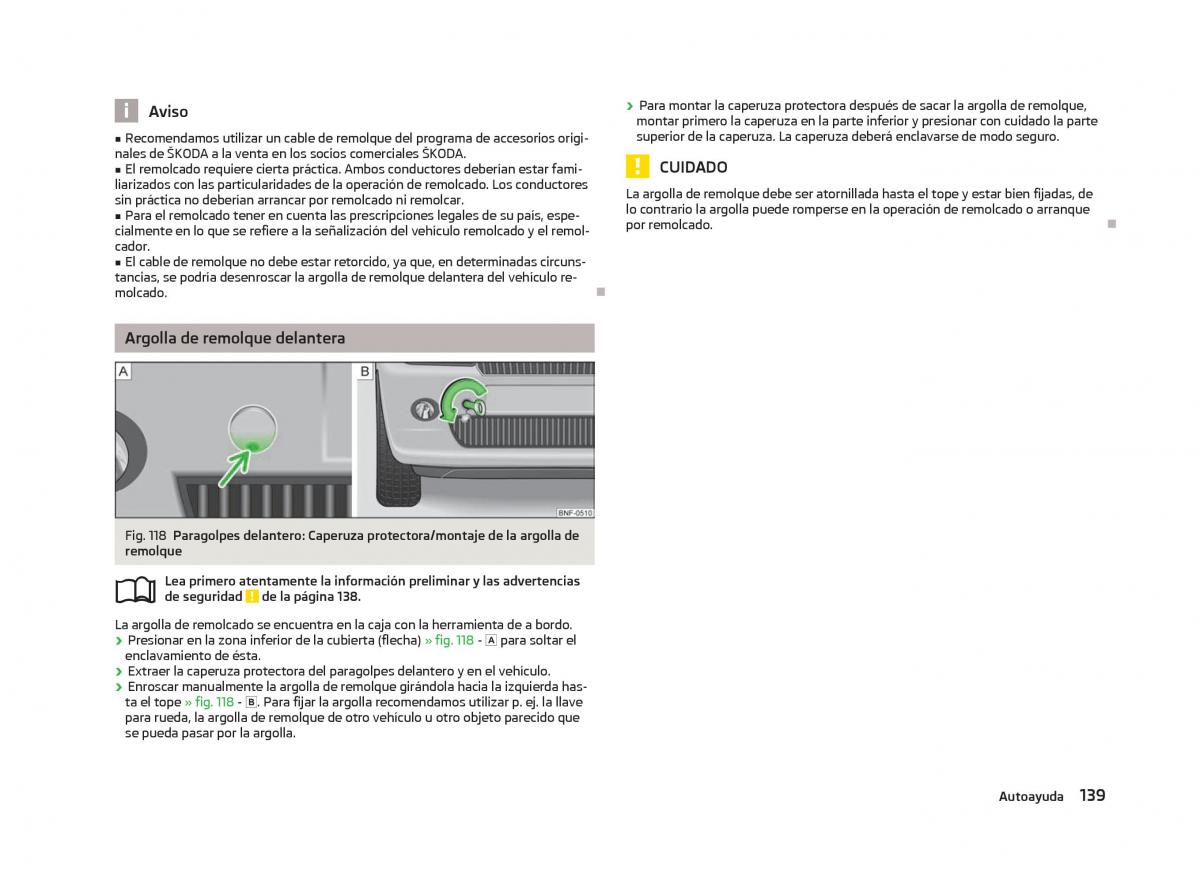 Skoda Citigo manual del propietario / page 141