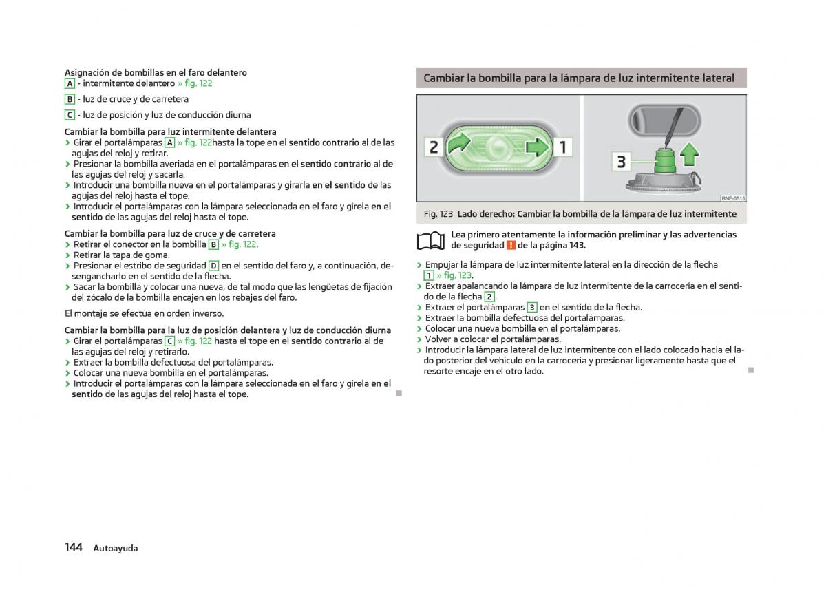 Skoda Citigo manual del propietario / page 146