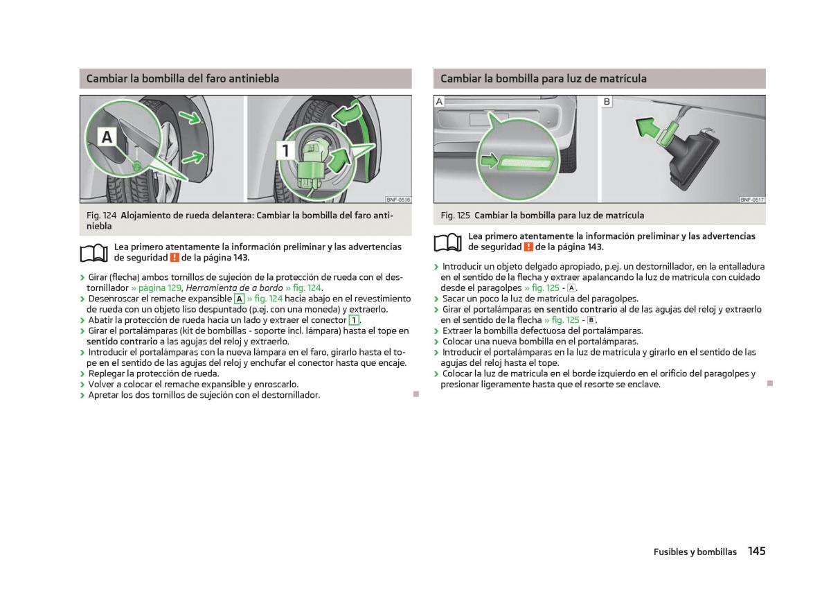 Skoda Citigo manual del propietario / page 147