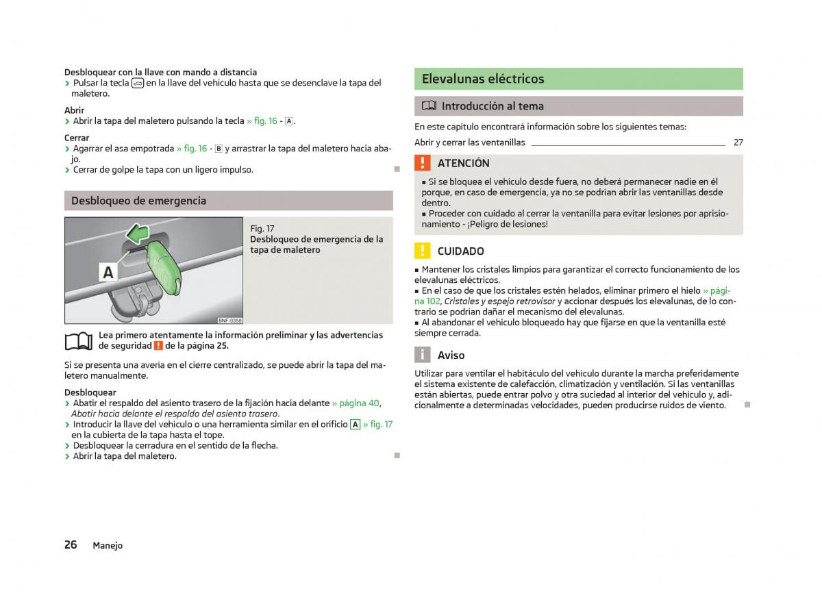 Skoda Citigo manual del propietario / page 28