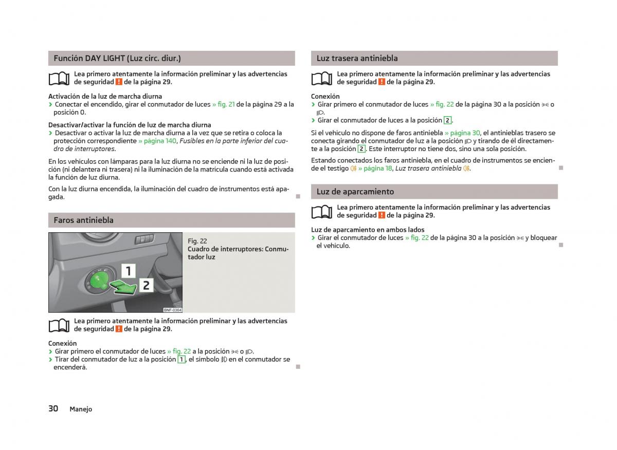 Skoda Citigo manual del propietario / page 32