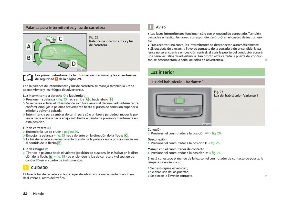 Skoda Citigo manual del propietario / page 34