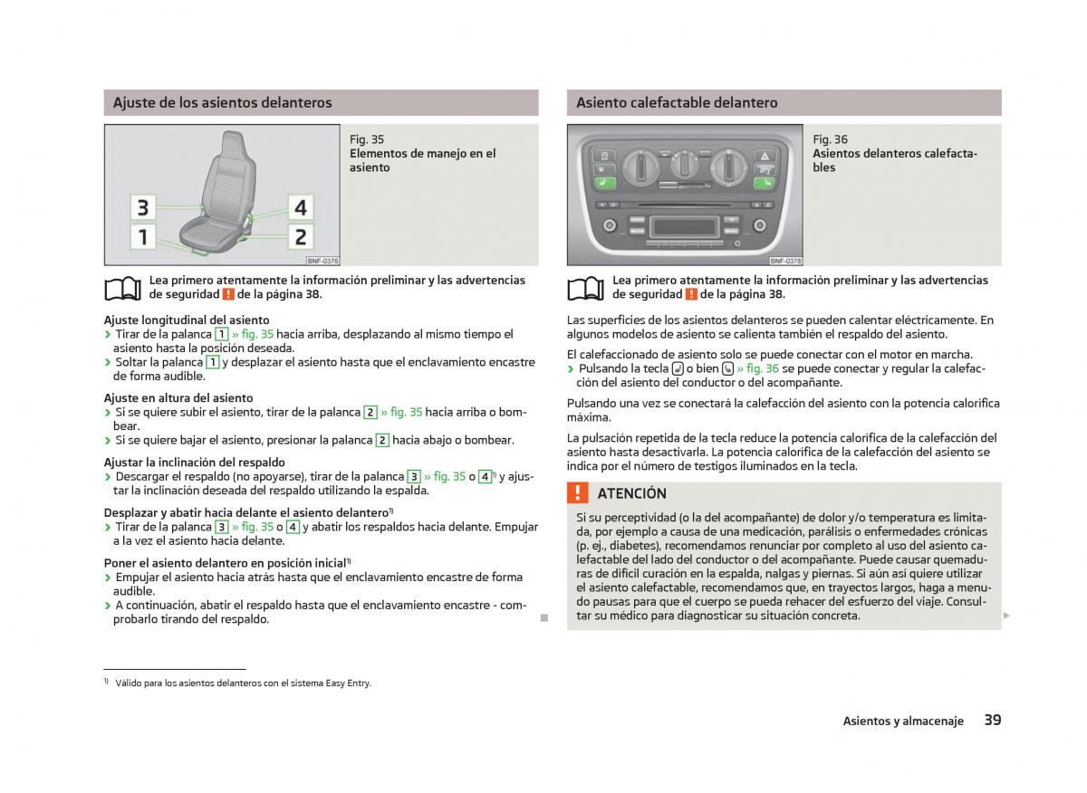 Skoda Citigo manual del propietario / page 41