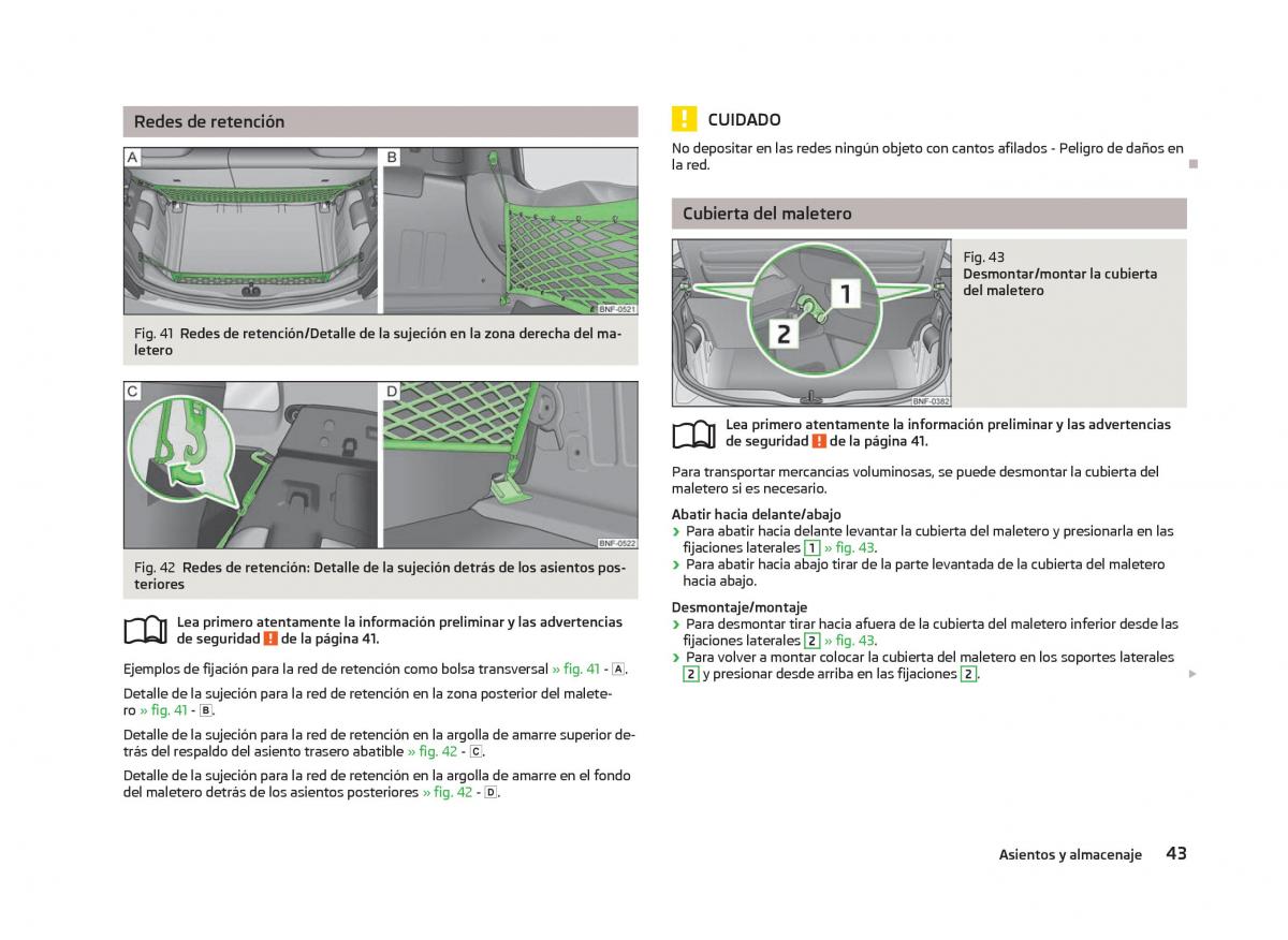 Skoda Citigo manual del propietario / page 45