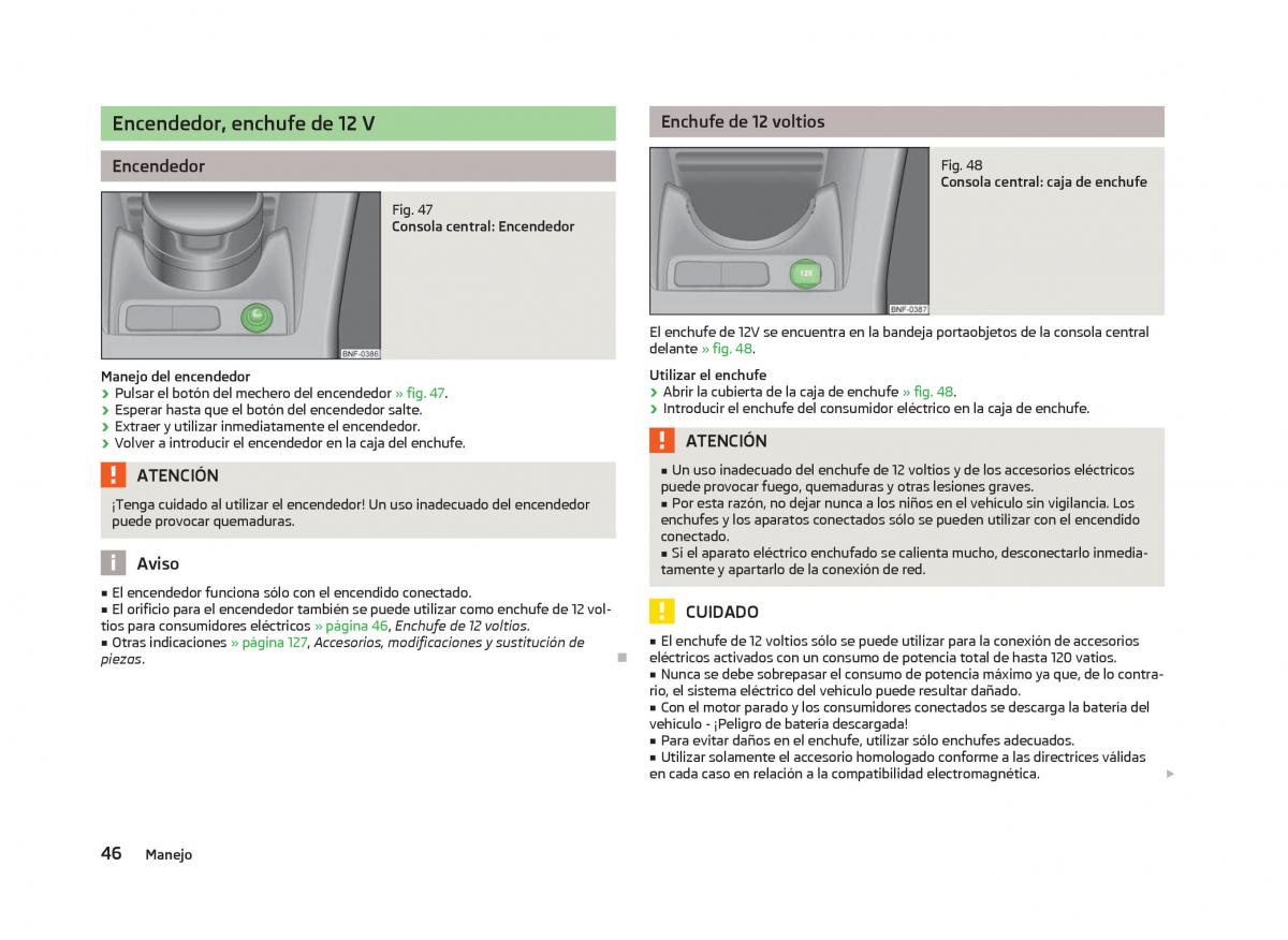 Skoda Citigo manual del propietario / page 48