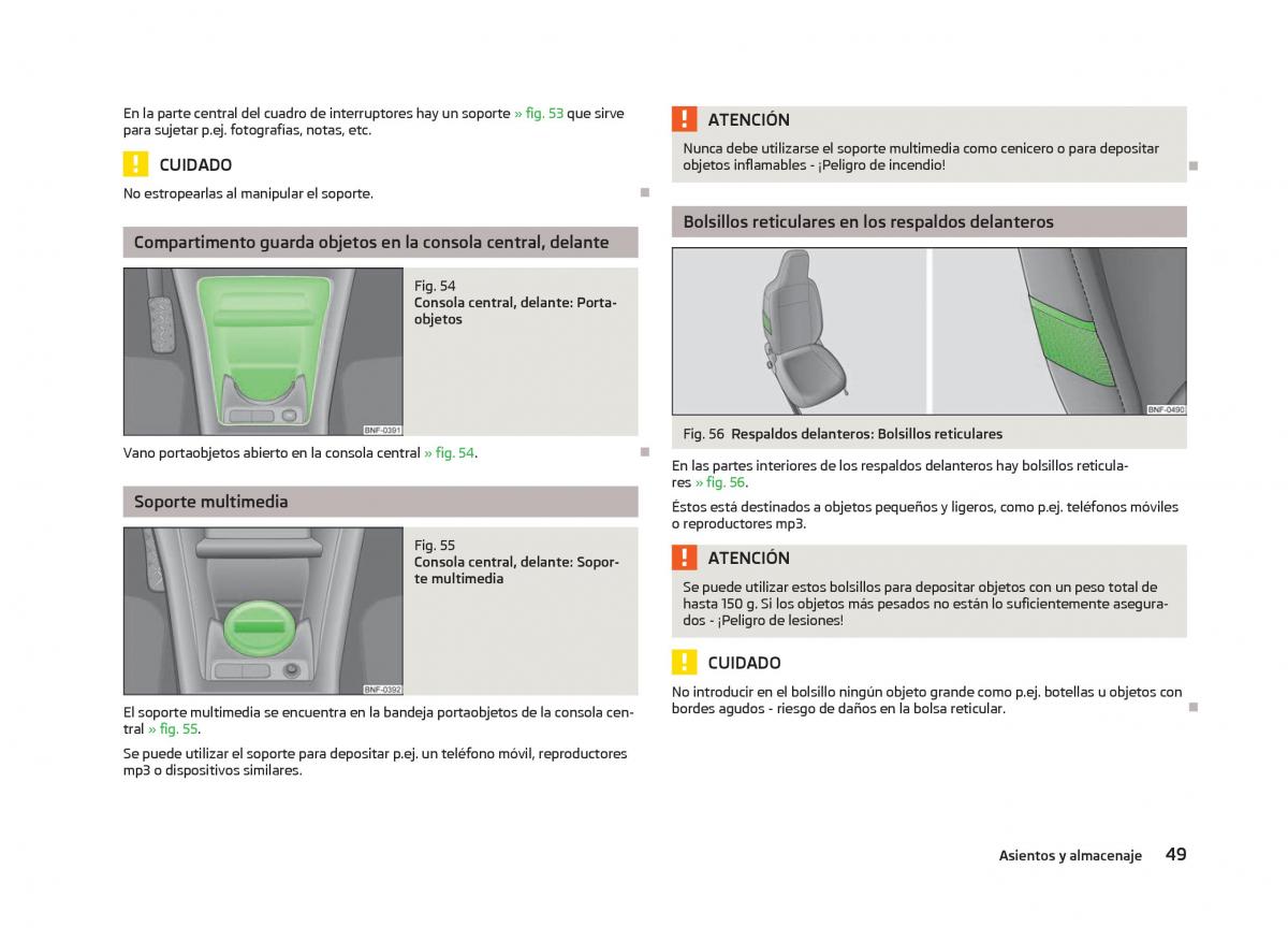 Skoda Citigo manual del propietario / page 51