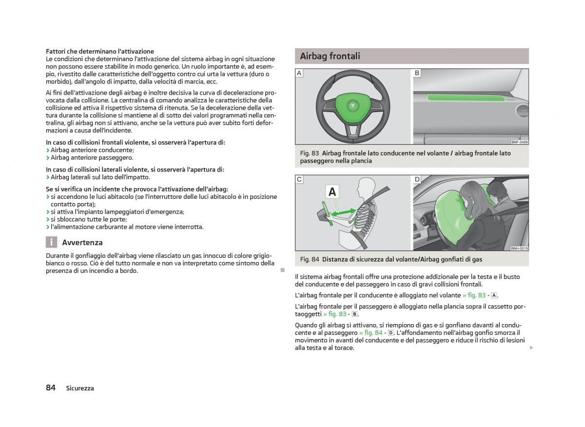 Skoda Citigo manuale del proprietario / page 86