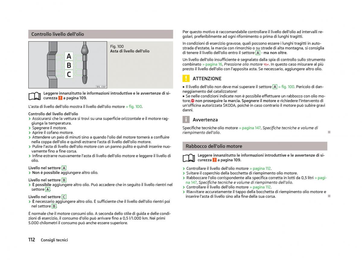 Skoda Citigo manuale del proprietario / page 114