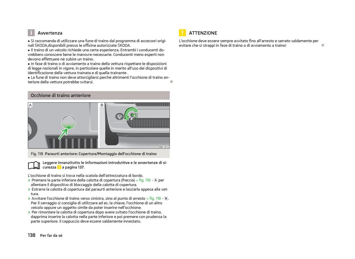 Skoda Citigo manuale del proprietario / page 140