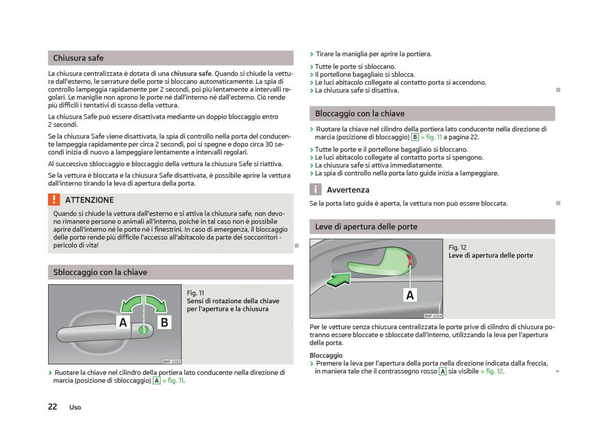 Skoda Citigo manuale del proprietario / page 24