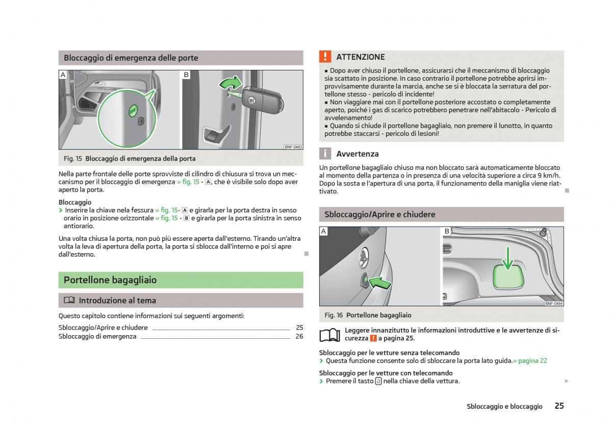 Skoda Citigo manuale del proprietario / page 27